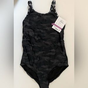 Athleta Girl Camo Tie dye one piece swimsuit Size XXL/16 NWT